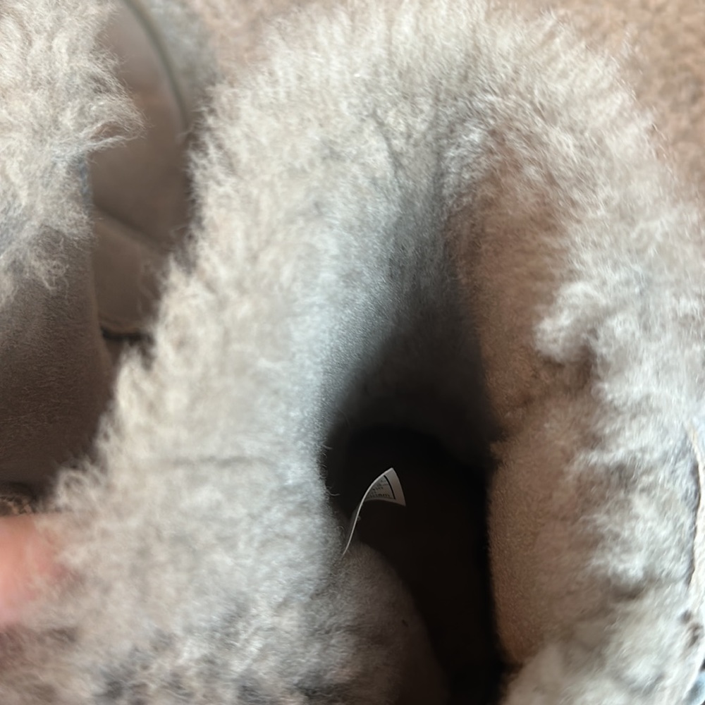 Grey Ugg Boots With Bows On Side - image 5